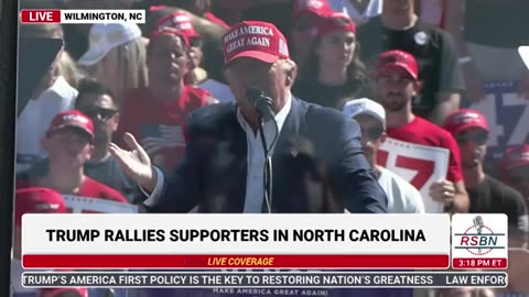 Trump Rally in Wilmington, NC on Jobs, Inflation, and the Economy - 92124