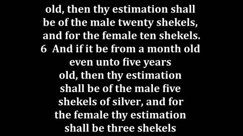 Leviticus 27 King James version