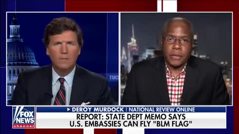 Tucker: reacts to State Dept memo encouraging diplomats to support BLM