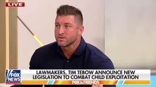 Tim Tebow announces new legislation to combat child exploitation