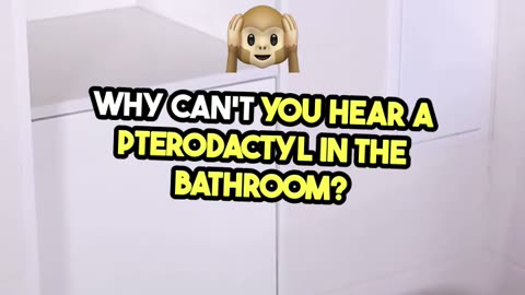 Why Pterodactyls are Bathroom Masters