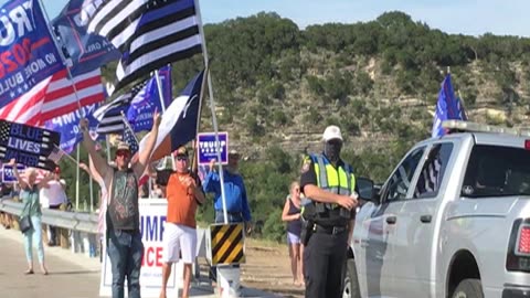 Trump Supporters Back Trump and The Blue