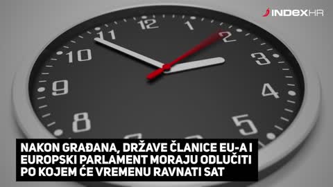 Odlukom građana ukida se pomicanje sata