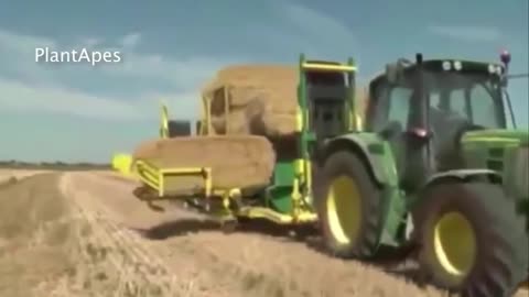 Modern Technology Agriculture Huge Machines