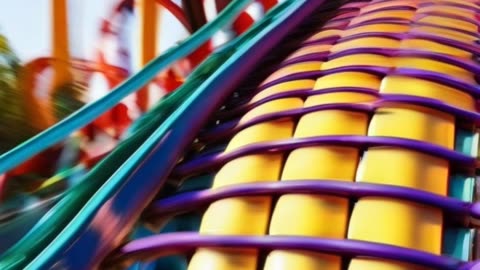 Toddler’s First Ride on a Mini Roller Coaster