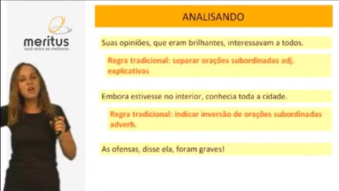 Video Aula 6 - Português - Pontuação