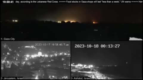 Israel Releases Skyline Live Stream Video as Proof its Innocent