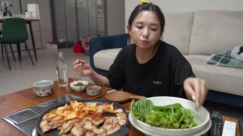 mukbang korean food #129