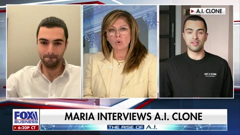 AI ON THE RISE~ LIFELIKE AI CLONE SITS THROUGH TV INTERVIEW