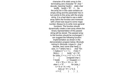 How to pass a string to a function and return the same string changed in C