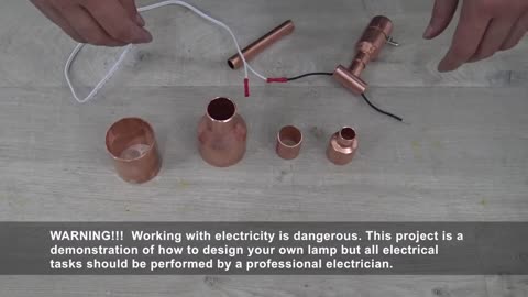 DIY Lamp made out of Copper Pipe