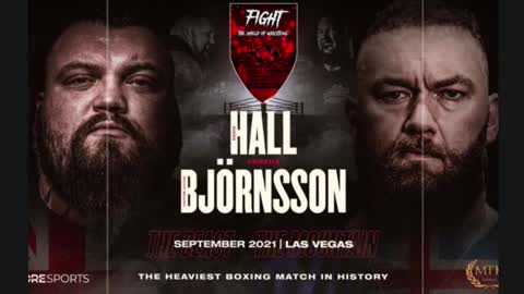 Hafthor Björnsson Defeats Eddie Hall in World's Heaviest Boxing Match #shorts