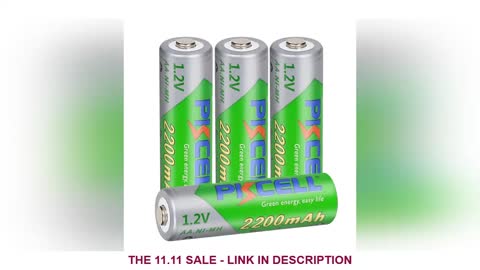 2/4Pcs PKCEE 1.2V 2200mAh AA Rechargeable Battery Low Self discharge NIMH AA Battery LSD Precharged