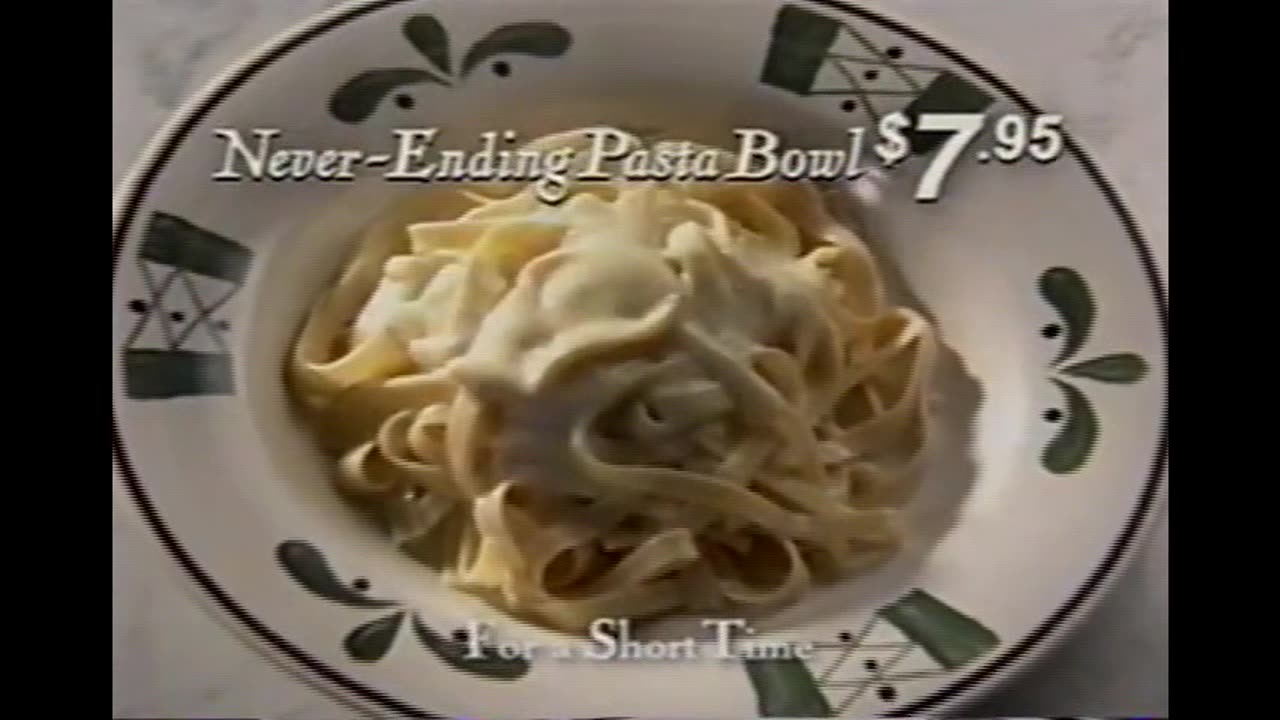September 30, 2003 The NeverEnding Pasta Bowl at Olive Garden