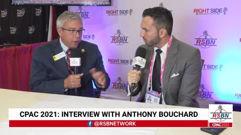 Interview with Anthony Bouchard at CPAC 2021 in Dallas 7/11/21