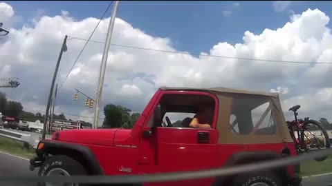 Loser Perp Gang Stalks With Child In Vehicle, Battleground Ave, Greensboro, NC 6-12-15