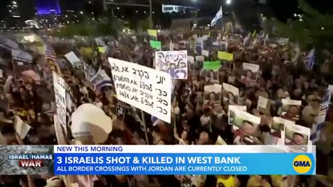 Overnight protests in Israel calling for a hostage deal and cease-fire