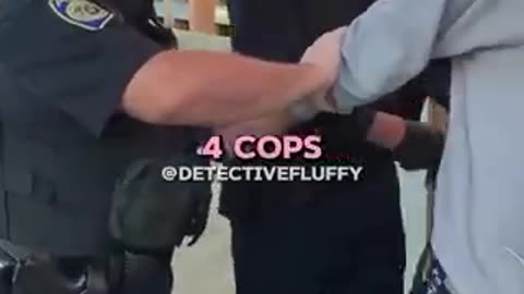 Man detained and fined for eating a sandwich & resisting an officer