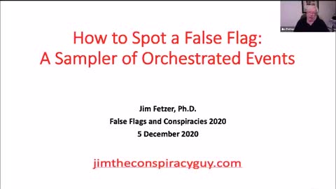 False Flags & Conspiracies 2020: Scientific Reasoning about False Flags! (5-6 December 2020)