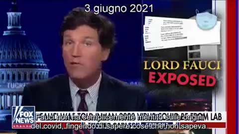 Tucker su Fauci - traduzione in italiano