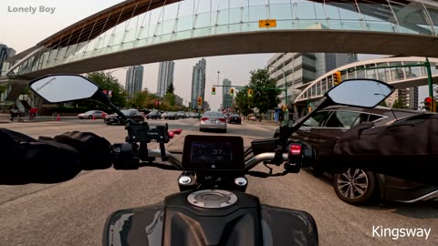 Metrotown Kingsway - Vancouver - Motorcycle Ride