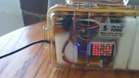 mBed Microcontroller Binary Clock on LED Array