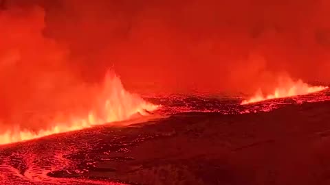 Breathtaking: Iceland's Volcanic Eruption! #natureshorts #volcano