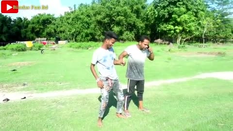 Must Watch Funny Comedy Video 2020 try to not lough by || Bindas fun bd ||