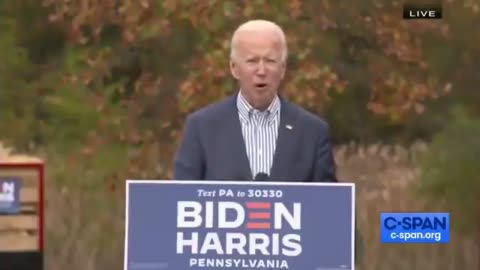 Biden Calls Pennsylvannia Trump Supporters Heckling Him "Chumps"