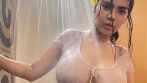 Take the shower latin girl