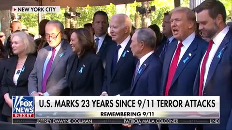 Trump, Harris shake hands during 9_11 ceremony