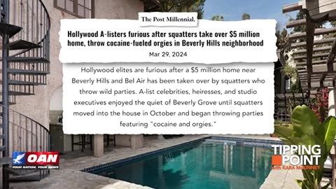 Squatters Throw Cocaine Fueled Orgies in Hollywood Angering A-Listers TIPPING POINT 🟧