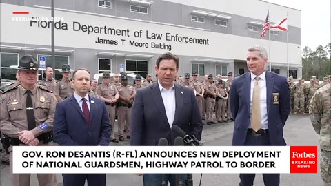 BREAKING NEWS DeSantis Announces New Deployment Of Troops, Highway Patrol Officers To Border