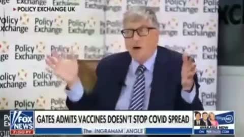 Bill admits that the vaxxes don't stop transmission