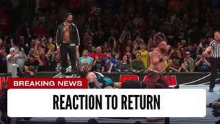 Seth Rollins Return Reaction