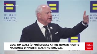 'That Now Belongs With Us': Tim Walz Celebrates Dems Taking Back Freedom, Family Values & Patriotism