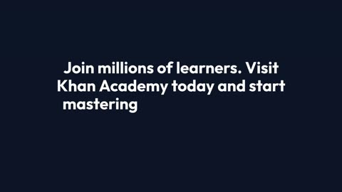 Khan Academy learning platform