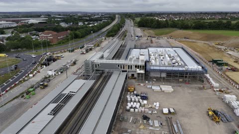 June 2024 Update - Beaulieu Station under construction at Boreham, Chelmsford