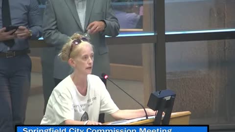 Springfield Ohio resident tells city council mayor that she "can't take it anymore" as Haitian migrants squat on her lawn, litter in her yard and harass her and elderly husband daily