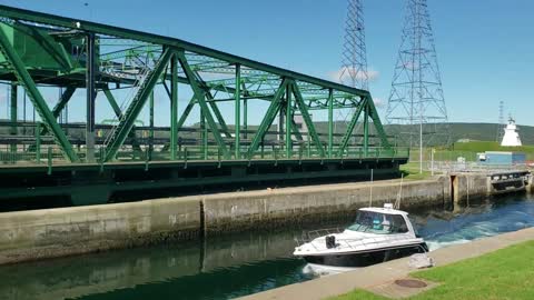 The Strait of Canso Causeway Canal