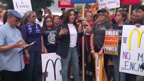 Is this ANOTHER LIE? Kamala Harris panders as she says that she worked at McDonalds