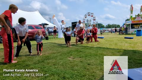 Plumer Karate America @ Lodi Ag Fair - Cutest NINJAS ever - July 13, 2024