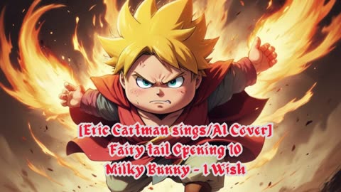 [Eric Cartman sings/AI Cover] Fairy tail Opening 10 Milky Bunny - I Wish