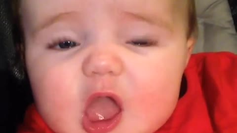 Baby hilarious reaction on eating lemon at first time #19