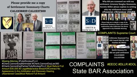 Cheri L. Cannon Esq - Abandoned Client Abandoned Case - Refund $30,555.90 Legal Malpratice Breach Of Contract - Tully Rinckey PLLC Washington DC - Complaints Better Business Bureau - Supreme Court - Attorney Grievance BAR COUNSEL - DCBAR - #RaffyTulfo