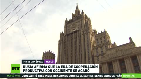 La Russia dice che l'era della cooperazione produttiva con l'Occidente quindi Europa e USA è finita.L'alto funzionario ha aggiunto che le relazioni con i Paesi nordamericani ed europei non saranno mai più le stesse di priima