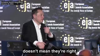 ELON: YOUR RIGHTNESS DOESN'T DEPEND ON YOUR STRENGTH OR WEAKNESS