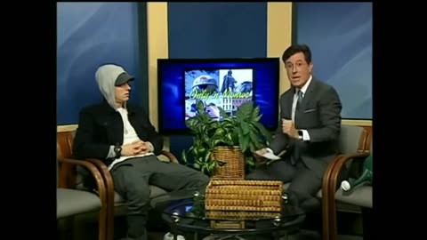 VERY TELLING INTERVIEW BETWEEN EMINEM AND STEPHEN COLBERT