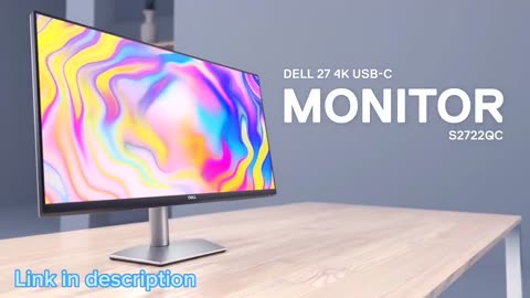 Dell 27 inch S2722QC Monitor | 4K