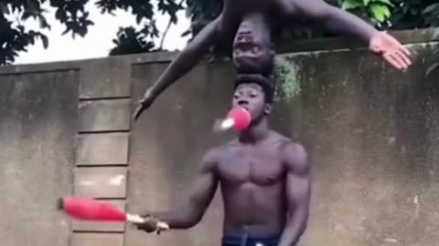 Two Young Boys Show Incredible Talent with Balance and Juggling! 🤹‍♂️🧗‍♂️